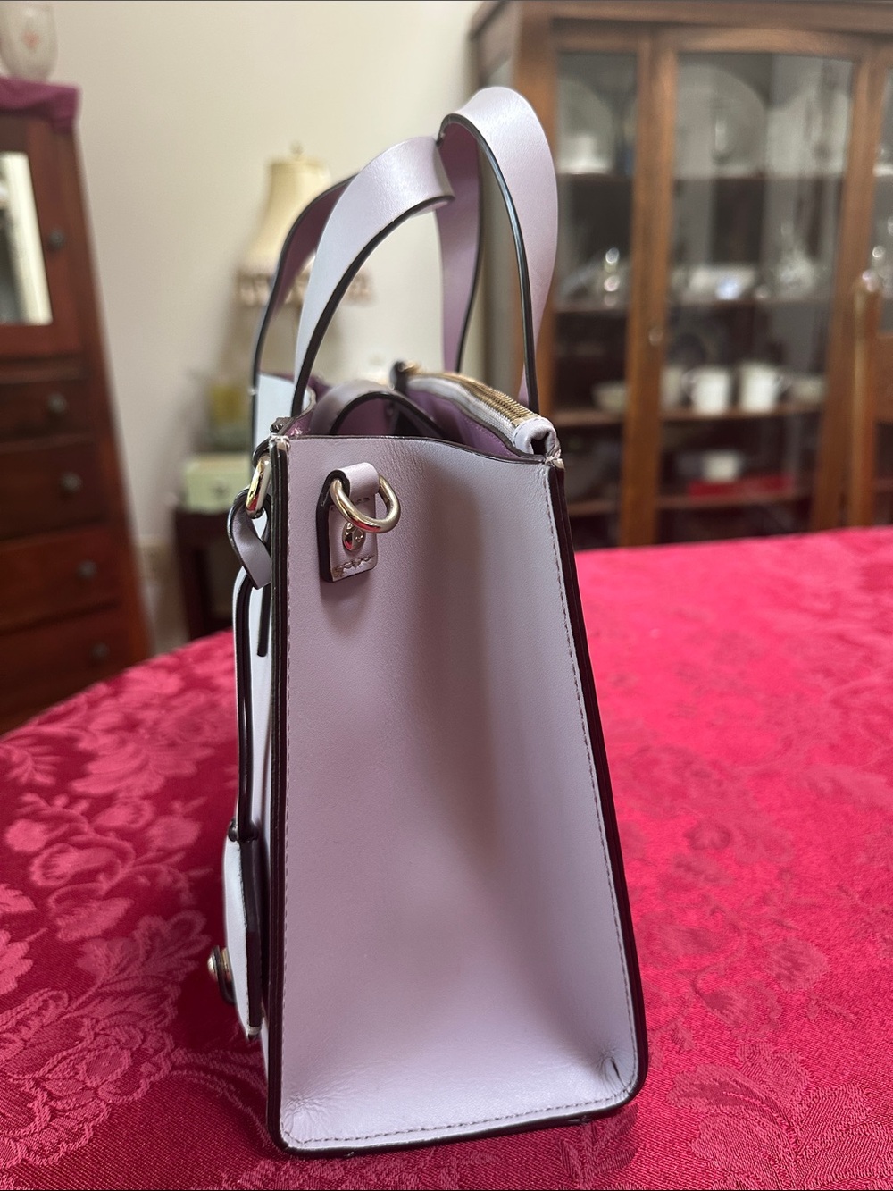 Kate Spade Lavender & Lilac Small Tote w/ Strap - Picture 4 of 9